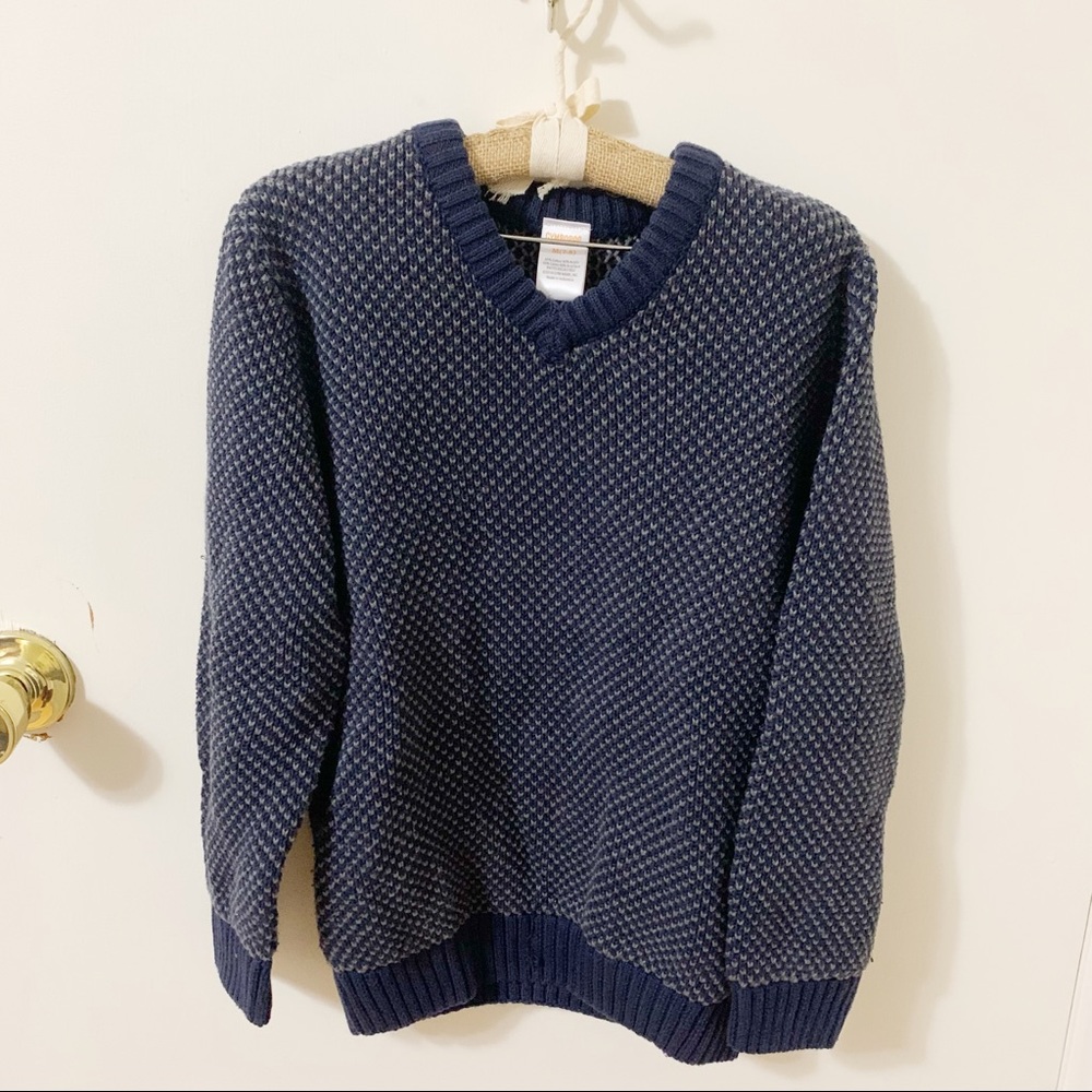 🎁 Gymboree Boys V-neck Sweater size Medium 7-8